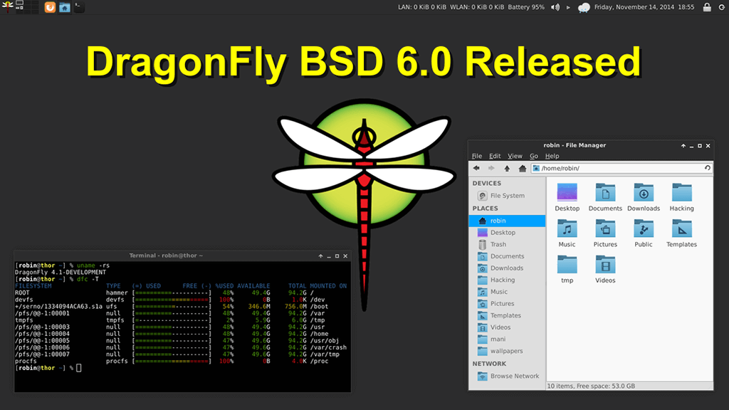 DragonFly BSD 6.2.2 amd64 DVD 官方原版镜像下载