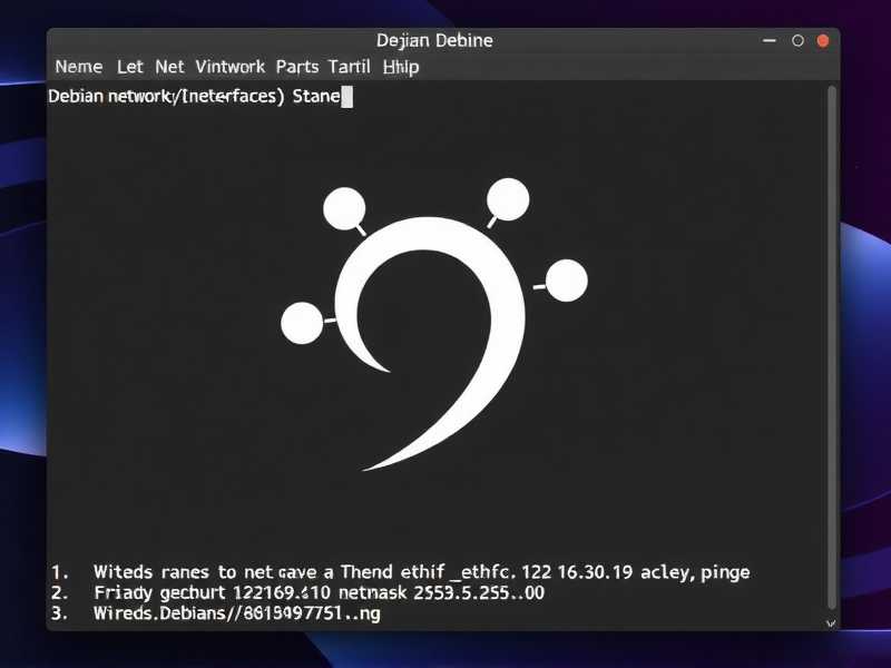 Debian 9 桌面版有线网络（Wired）静态 IP 配置全攻略