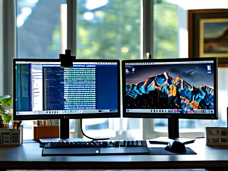 统信UOS双屏工作流，一套键盘，两块屏幕，效率翻倍